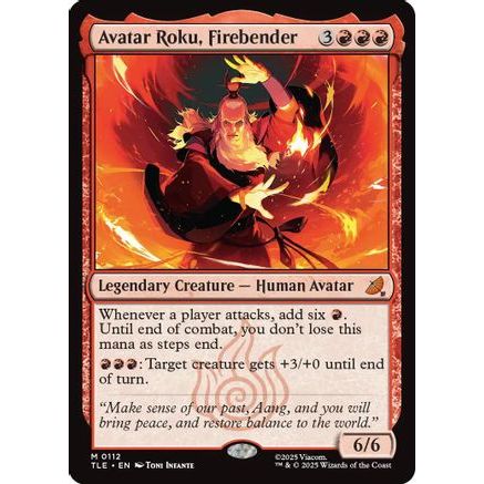 Avatar Roku, Firebender (TLE-112) - Avatar: The Last Airbender: Eternal-Legal Foil