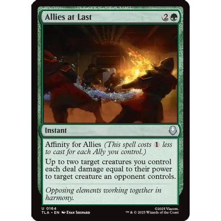 Allies at Last (TLA-164) - Avatar: The Last Airbender Foil