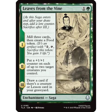 Leaves from the Vine (TLA-185) - Avatar: The Last Airbender Foil