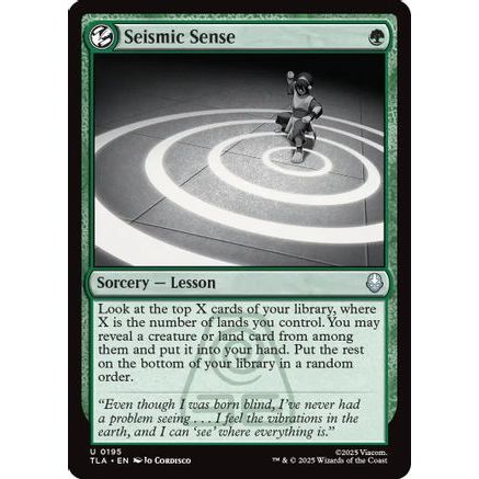 Seismic Sense (TLA-195) - Avatar: The Last Airbender Foil