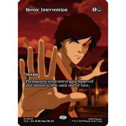 Heroic Intervention (Borderless) (TLE-043) - Avatar: The Last Airbender: Eternal-Legal