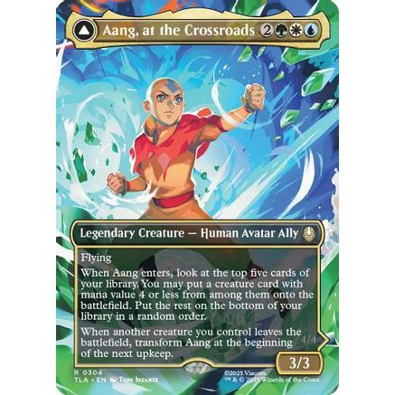 Aang, at the Crossroads (Borderless) (TLA-304) - Avatar: The Last Airbender