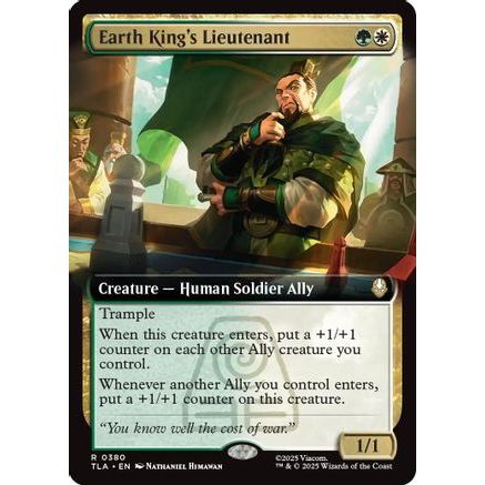 Earth King's Lieutenant (Extended Art) (TLA-380) - Avatar: The Last Airbender Foil
