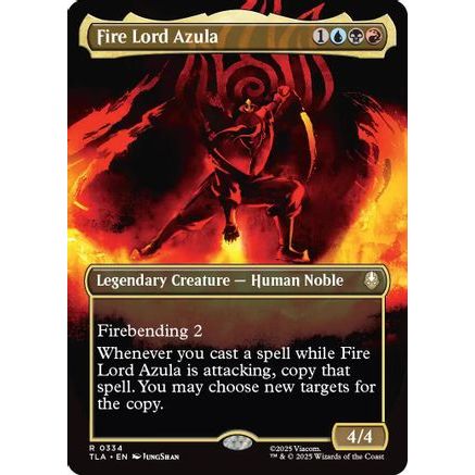 Fire Lord Azula (0334) (Borderless) (TLA-334) - Avatar: The Last Airbender