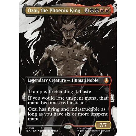 Ozai, the Phoenix King (0311) (Borderless) (TLA-311) - Avatar: The Last Airbender