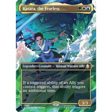 Katara, the Fearless (Borderless) (TLA-305) - Avatar: The Last Airbender