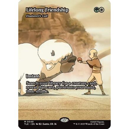 Lifelong Friendship - Eladamri's Call (Borderless) (TLE-048) - Avatar: The Last Airbender: Eternal-Legal Foil
