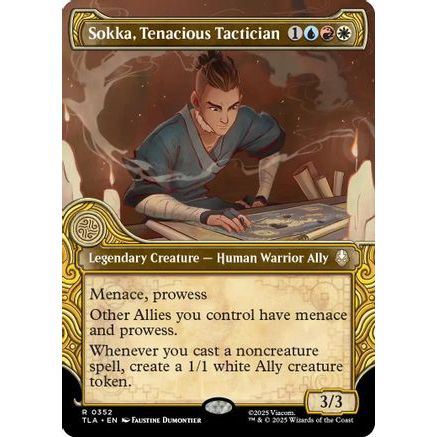 Sokka, Tenacious Tactician (Showcase) (TLA-352) - Avatar: The Last Airbender Foil