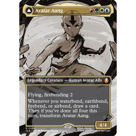 Avatar Aang (Borderless) (TLA-308) - Avatar: The Last Airbender