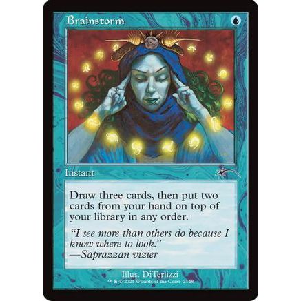 Brainstorm (2148) (Retro Frame) (SLD-2148) - Secret Lair Drop Series