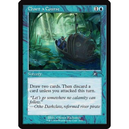 Chart a Course (Retro Frame) (SLD-2150) - Secret Lair Drop Series