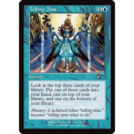 Telling Time (Retro Frame) (SLD-2157) - Secret Lair Drop Series