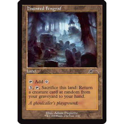 Haunted Fengraf (Retro Frame) (SLD-2160) - Secret Lair Drop Series