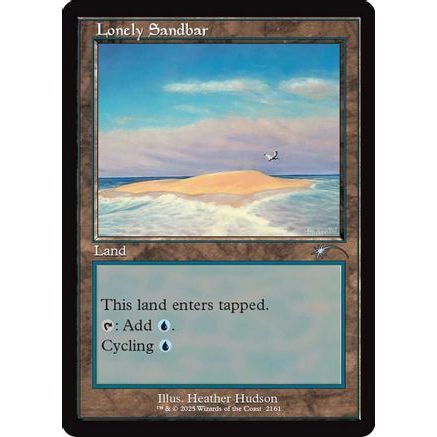 Lonely Sandbar (Retro Frame) (SLD-2161) - Secret Lair Drop Series