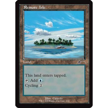 Remote Isle (Retro Frame) (SLD-2162) - Secret Lair Drop Series