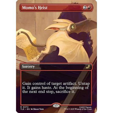 Momo's Heist (Borderless) (TLE-072) - Avatar: The Last Airbender: Eternal-Legal Foil