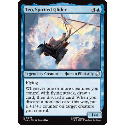 Teo, Spirited Glider (TLA-074) - Avatar: The Last Airbender Foil