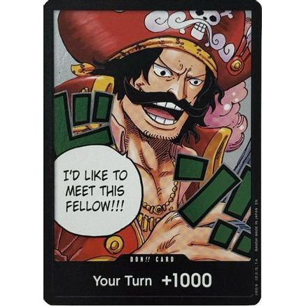 DON!! Card (Gol.D.Roger) - Carrying On His Will Foil