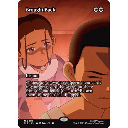 Brought Back (Borderless) (TLE-001) - Avatar: The Last Airbender: Eternal-Legal