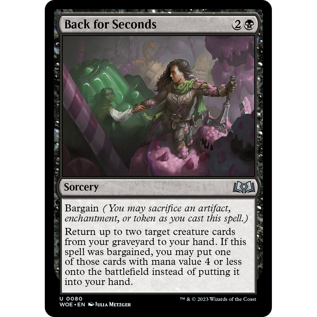 Back for Seconds (WOE-080) - Wilds of Eldraine Foil