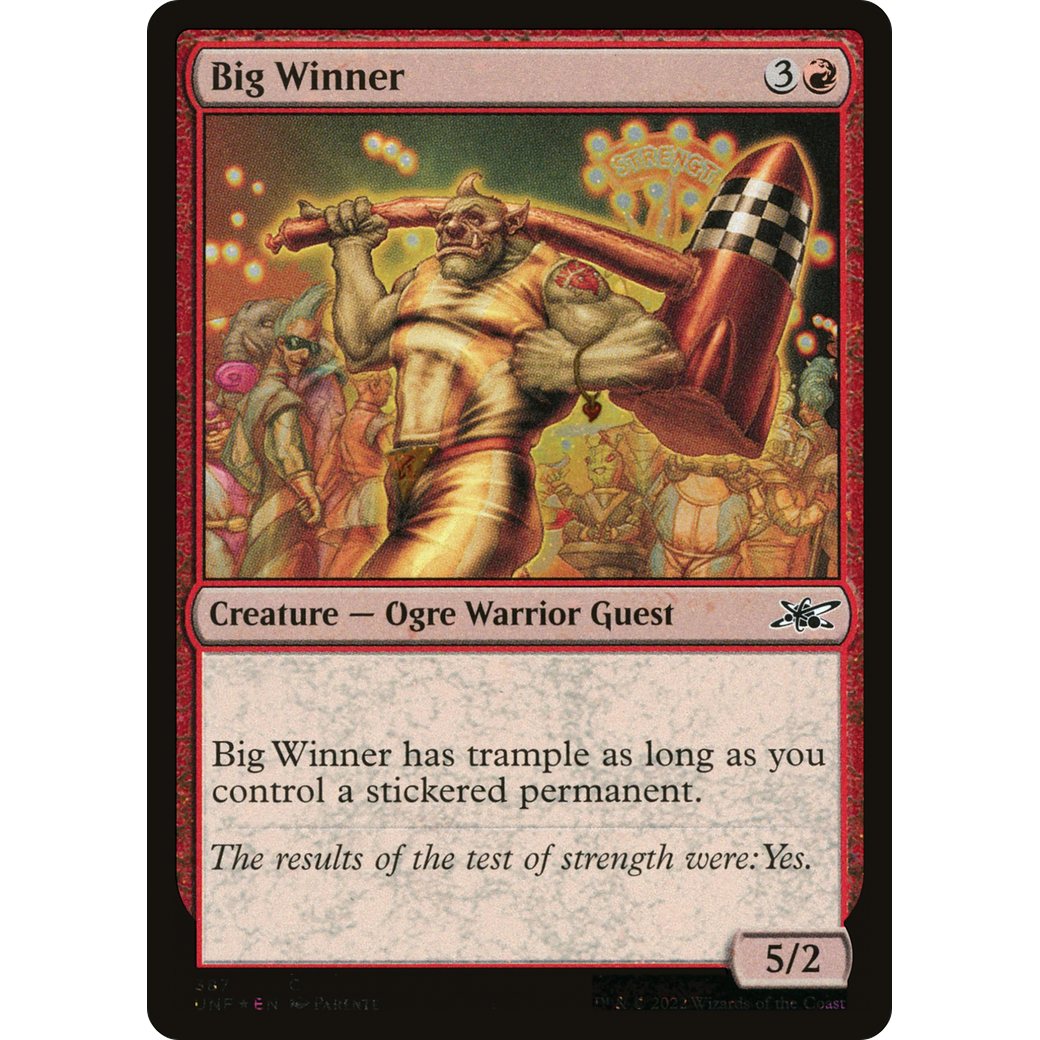 Big Winner (Galaxy Foil) (UNF-387) - Unfinity Foil