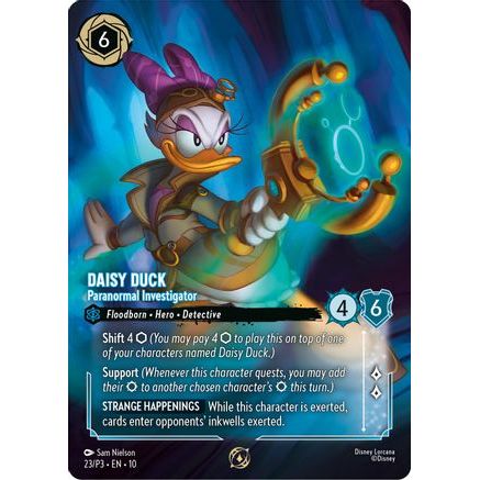 Daisy Duck - Paranormal Investigator (Store Championship Participant) (23) - Disney Lorcana Promo Cards