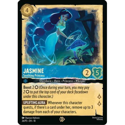 Jasmine - Soothing Princess (26) - Disney Lorcana Promo Cards Cold Foil