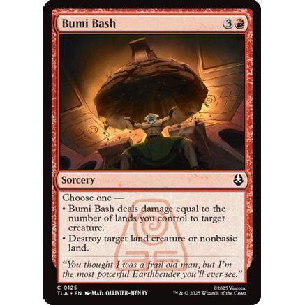 Bumi Bash (TLA-125) - Avatar: The Last Airbender Foil
