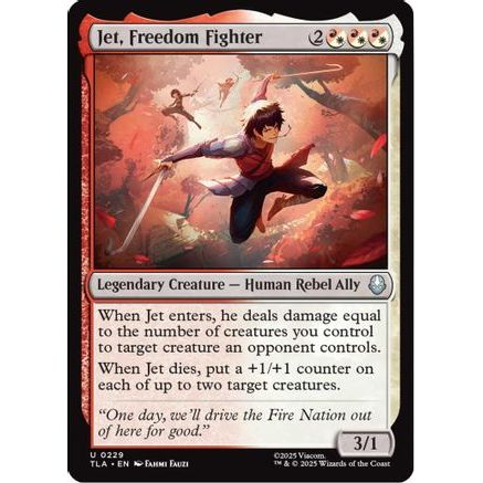 Jet, Freedom Fighter (TLA-229) - Avatar: The Last Airbender Foil