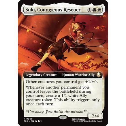 Suki, Courageous Rescuer (Extended Art) (TLA-368) - Avatar: The Last Airbender Foil