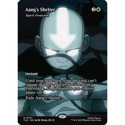 Aang's Shelter - Teferi's Protection (Borderless) (TLE-007) - Avatar: The Last Airbender: Eternal-Legal Foil