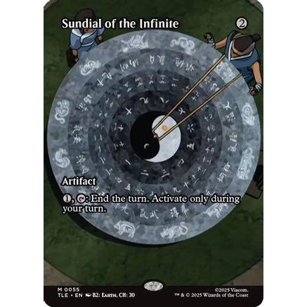 Sundial of the Infinite (Borderless) (TLE-055) - Avatar: The Last Airbender: Eternal-Legal Foil