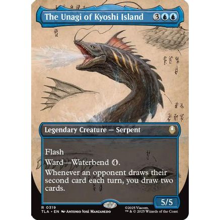 The Unagi of Kyoshi Island (Borderless) (TLA-319) - Avatar: The Last Airbender