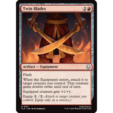 Twin Blades (TLA-157) - Avatar: The Last Airbender Foil