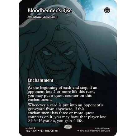 Bloodbender's Rise - Bloodchief Ascension (Borderless) (TLE-023) - Avatar: The Last Airbender: Eternal-Legal