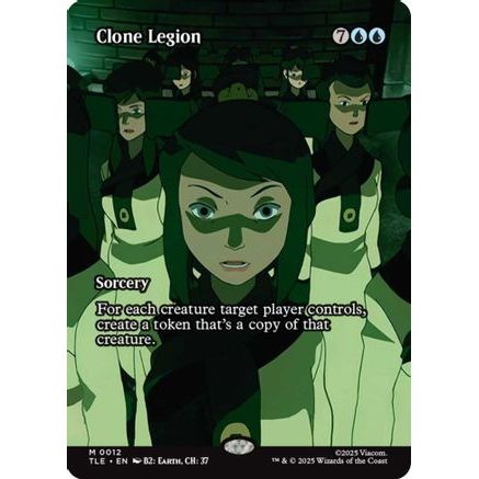 Clone Legion (Borderless) (TLE-012) - Avatar: The Last Airbender: Eternal-Legal Foil
