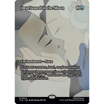 Imprisoned in the Moon (Borderless) (TLE-014) - Avatar: The Last Airbender: Eternal-Legal Foil