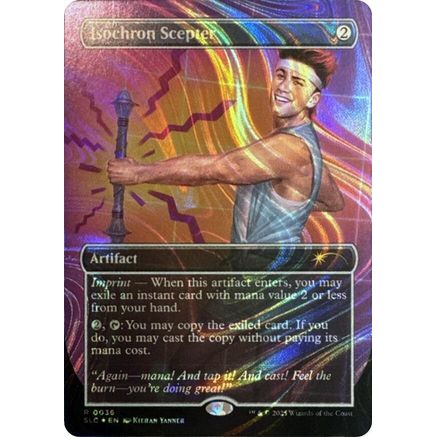 Isochron Scepter (Halo Foil) (SLC-036) - Secret Lair Countdown Kit Foil