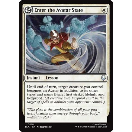Enter the Avatar State (TLA-018) - Avatar: The Last Airbender Foil