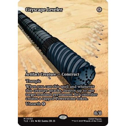 Cityscape Leveler (Borderless) (TLE-053) - Avatar: The Last Airbender: Eternal-Legal