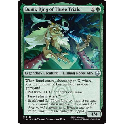Bumi, King of Three Trials (TLA-169) - Avatar: The Last Airbender Foil