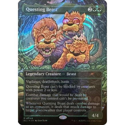 Questing Beast (Halo Foil) (SLC-044) - Secret Lair Countdown Kit Foil