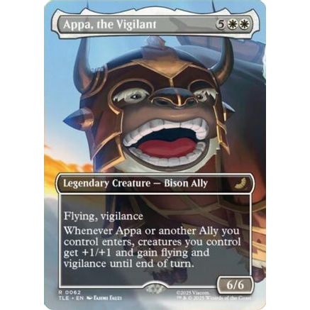 Appa, the Vigilant (Borderless) (TLE-062) - Avatar: The Last Airbender: Eternal-Legal Foil