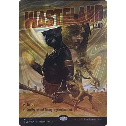 Wasteland (Halo Foil) (SLC-050) - Secret Lair Countdown Kit Foil