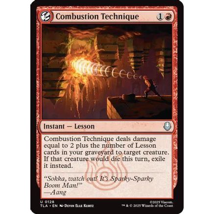 Combustion Technique (TLA-128) - Avatar: The Last Airbender
