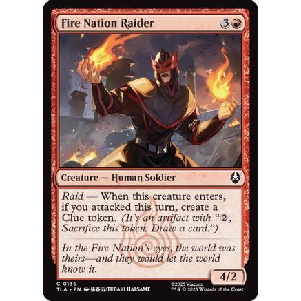 Fire Nation Raider (TLA-135) - Avatar: The Last Airbender Foil