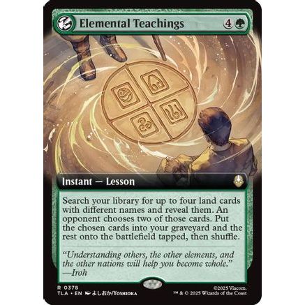 Elemental Teachings (Extended Art) (TLA-378) - Avatar: The Last Airbender