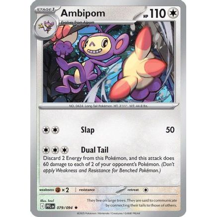 Ambipom - 079/094 79 - ME02 Phantasmal Flames Holofoil