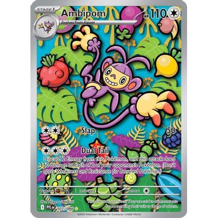 Ambipom - 107/094 107 - ME02 Phantasmal Flames Holofoil