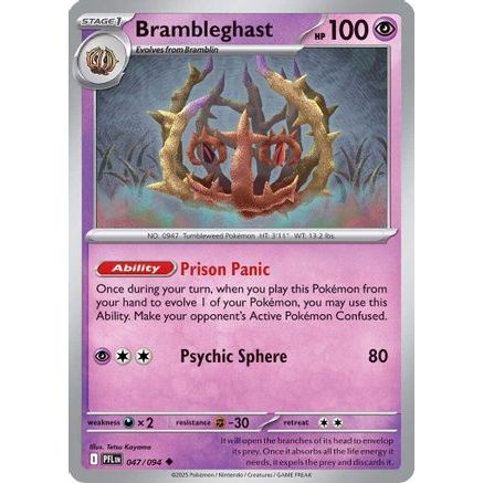 Brambleghast 47 - ME02 Phantasmal Flames Reverse Holofoil